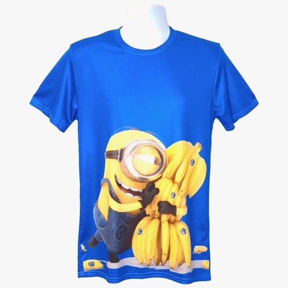 Set of 2 Hollise Minions Men's Short Sleeve T's Size L - Picture 2 of 10